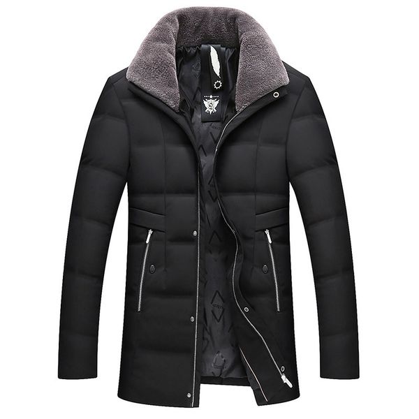 2021 great brand male winter fur collar middle-aged men business casual loose plus-size down jacket les9, Black
2021 great brand male winter fur collar middle-aged men business casual loose plus-size down jacket les9, Black