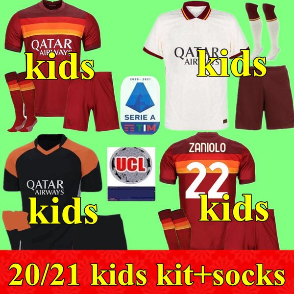 kids kit 20 21 roma home over 3-й футбол джерси 2020 2021 как пастор джеко заниоло-эль-шарава рим молодежные мальчики футбольные рубашки, Black
kids kit 20 21 roma home over 3-й футбол джерси 2020 2021 как пастор джеко заниоло-эль-шарава рим молодежные мальчики футбольные рубашки, Black
