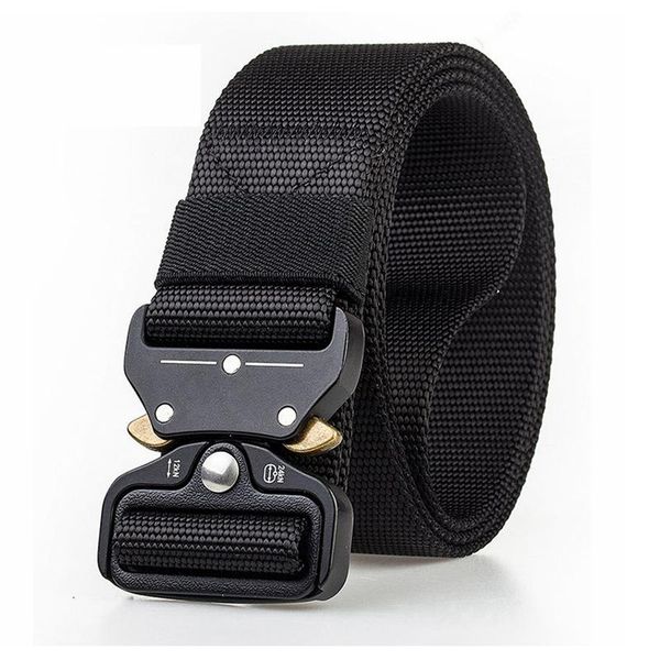 tactical belt men nylon belts outdoor sports adjustable metal buckle hiking army hunting training combat belt, Black;gray
tactical belt men nylon belts outdoor sports adjustable metal buckle hiking army hunting training combat belt, Black;gray