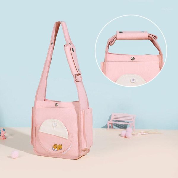 

harajuku waterproof canvas shoulder bag women fashion handbag cloth messenger school bag for teenager girls1