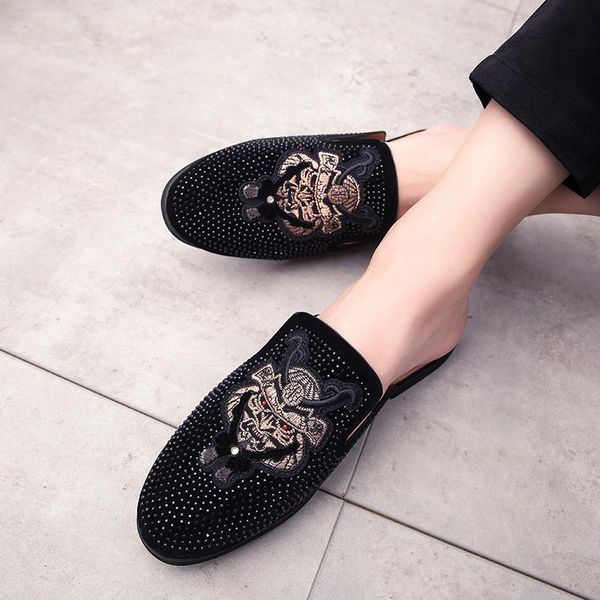 black rhinestone men dress shoes velvet crystal luxury moccasins men's loafers office business zapatos hombre wedding slippers
black rhinestone men dress shoes velvet crystal luxury moccasins men's loafers office business zapatos hombre wedding slippers