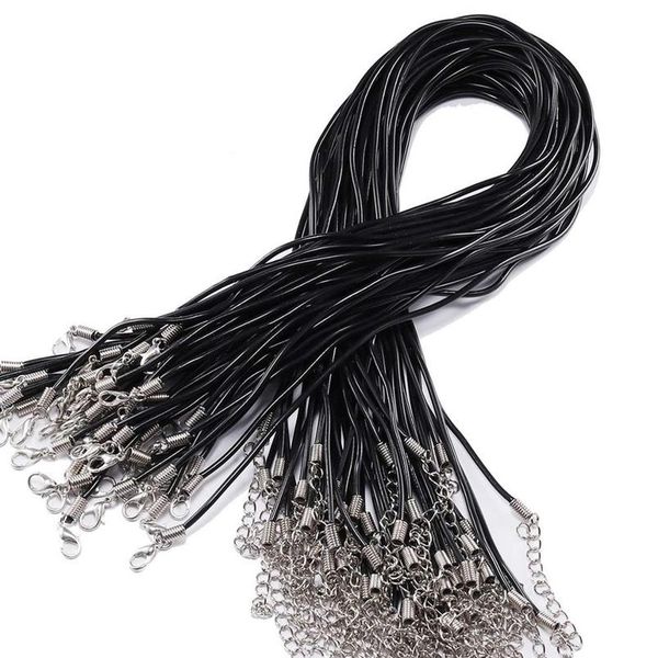 10 pcs/lot dia 1.8mm black leather cord clasp necklace adjustable 52cm rope for diy necklace bracelet jewelry making wmtgpo, White;red
10 pcs/lot dia 1.8mm black leather cord clasp necklace adjustable 52cm rope for diy necklace bracelet jewelry making wmtgpo, White;red