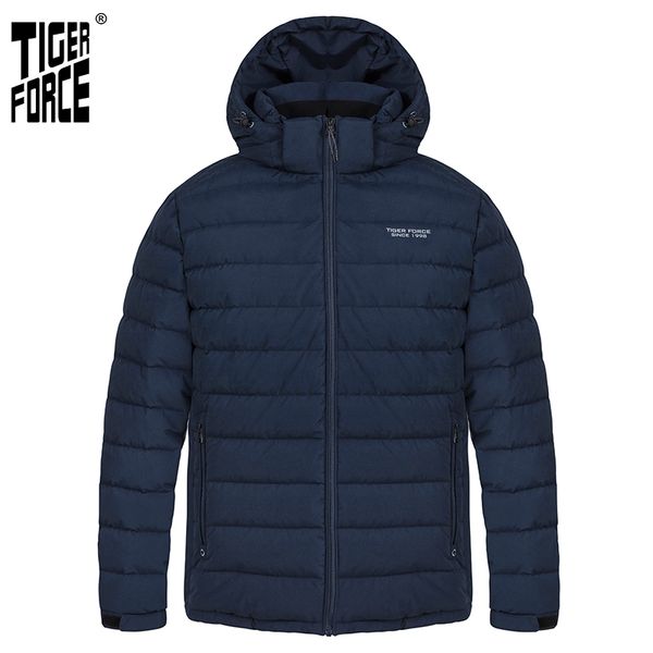 tiger force new men's winter jacket medium-long hooded jackets thick dark blue sports casual outdoor parka man coat 70769 201214, Black
tiger force new men's winter jacket medium-long hooded jackets thick dark blue sports casual outdoor parka man coat 70769 201214, Black