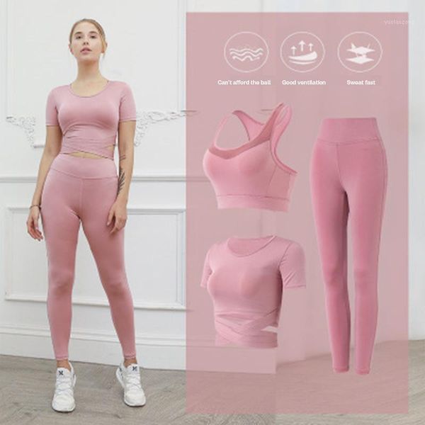 yoga outfits chrleisure short sleeve sports set 3 pieces sport suit gym clothes fitness high impact tank quick dry shorts women1, White;red
yoga outfits chrleisure short sleeve sports set 3 pieces sport suit gym clothes fitness high impact tank quick dry shorts women1, White;red