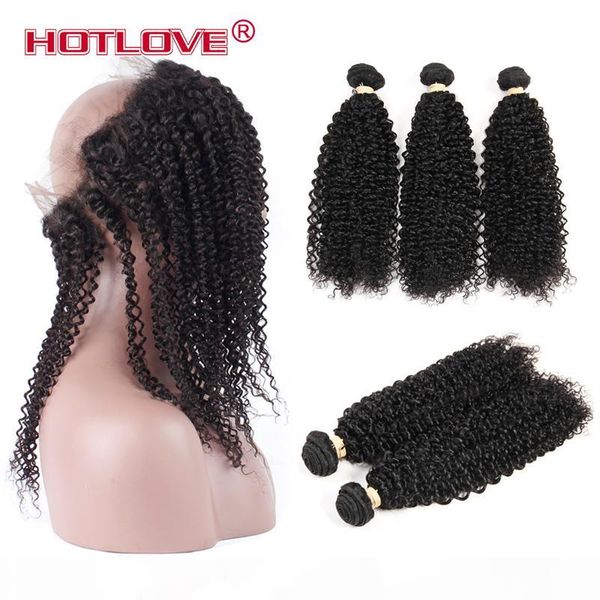 360 lace frontal with bundle kinky curly with closure wet and wavy lace frontal closure malaysian hair with 360 closure curly hair bundles, Black;brown
360 lace frontal with bundle kinky curly with closure wet and wavy lace frontal closure malaysian hair with 360 closure curly hair bundles, Black;brown