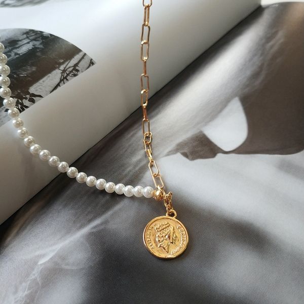 silvology sterling 925 silver asymmetry pearl chain queen necklace luxury coin pendant necklace for women 925 festival jewelry q0531
silvology sterling 925 silver asymmetry pearl chain queen necklace luxury coin pendant necklace for women 925 festival jewelry q0531