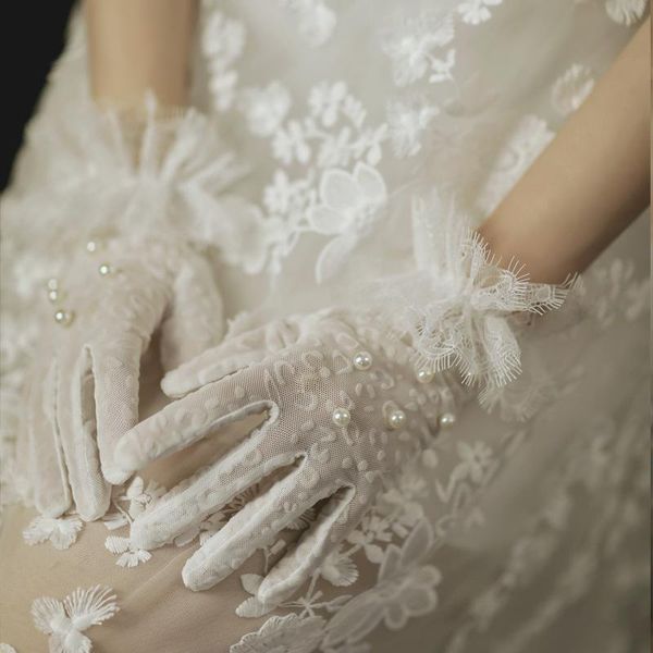 glamour ivory ruffled lace short wedding gloves wrist length lace pearls party mittens wedding bridal gloves for women ladies h jllmyp, White
glamour ivory ruffled lace short wedding gloves wrist length lace pearls party mittens wedding bridal gloves for women ladies h jllmyp, White