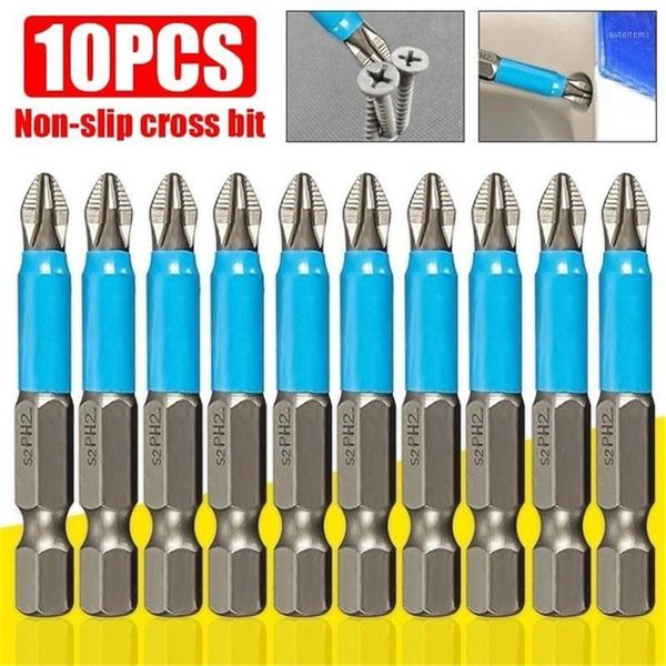 3/5/10pcs 50mm ph2 cross head screwdriver bits hand tools anti slip electric hex shank magnetic random color1
3/5/10pcs 50mm ph2 cross head screwdriver bits hand tools anti slip electric hex shank magnetic random color1