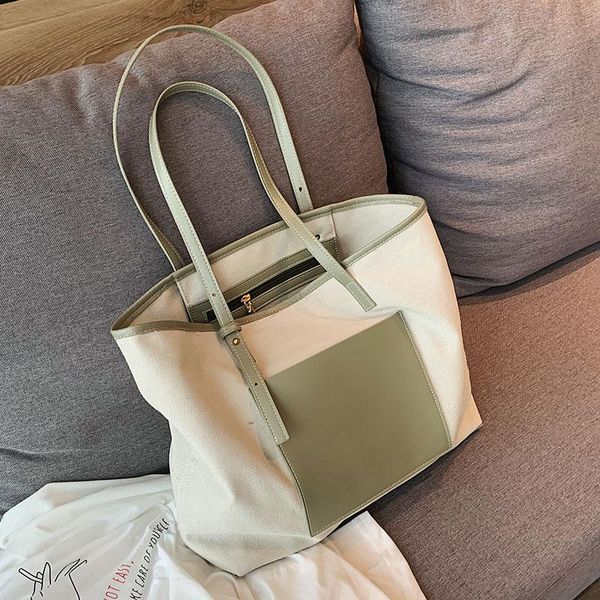 big capacity women canvas tote lady shoulder bag fashion school book travel handbag female hit color portable shopping bag 2020
big capacity women canvas tote lady shoulder bag fashion school book travel handbag female hit color portable shopping bag 2020