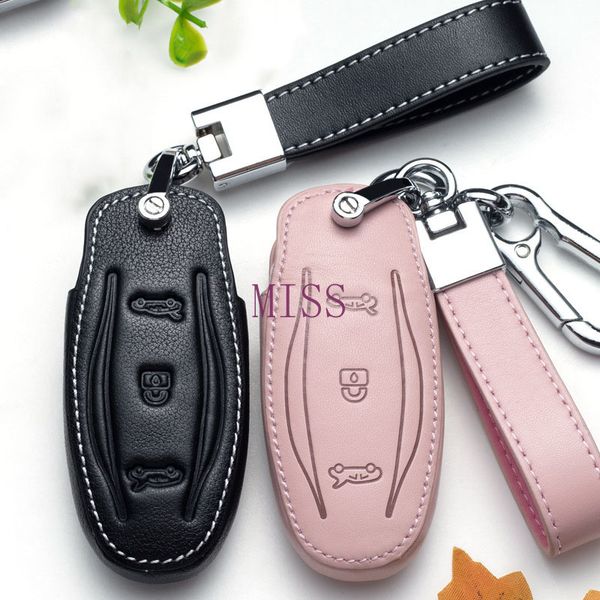 car goods leather car key case cover for tesla model x model s model 3 remote fob key shell case cover holder protect
car goods leather car key case cover for tesla model x model s model 3 remote fob key shell case cover holder protect