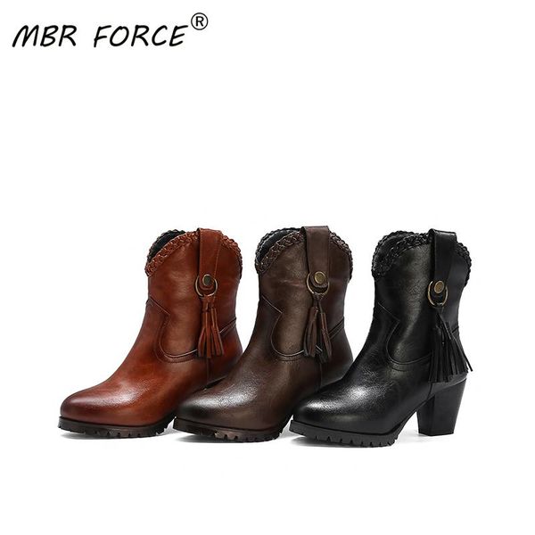 mbr force new western boots woman high-heeled high-quality pu leather non-slip waterproof fashion tassel decorative ankle boots, Black
mbr force new western boots woman high-heeled high-quality pu leather non-slip waterproof fashion tassel decorative ankle boots, Black