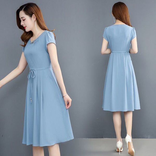 elastic force lace up short sleeve scalloped knee-length a-line elegant chiffon fashion spring coctail dress 9028, White;pink
elastic force lace up short sleeve scalloped knee-length a-line elegant chiffon fashion spring coctail dress 9028, White;pink