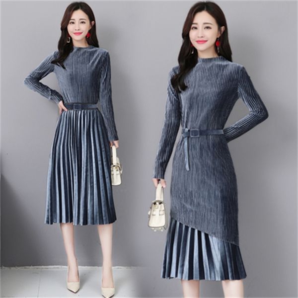 golden velvet sets clothes skirts plied with two upper joint parts and skirt piece of women's outfits femme qall, White
golden velvet sets clothes skirts plied with two upper joint parts and skirt piece of women's outfits femme qall, White