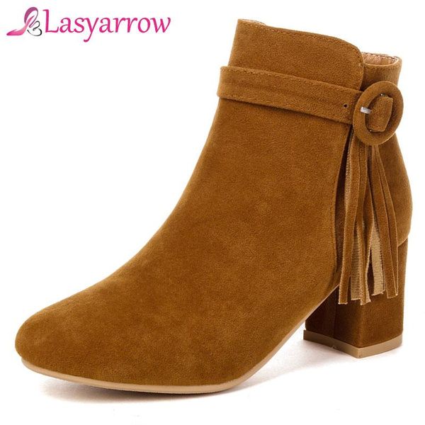 boots lasyarrow women fashion zipper flock ladies comfortable autumn winter ankle fringe tassel for woman f283, Black
boots lasyarrow women fashion zipper flock ladies comfortable autumn winter ankle fringe tassel for woman f283, Black