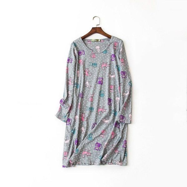 2019 autumn female casual cartoon nighty dress ladies 100% cotton nightgown women long sleeve round collar plus size sleepshirts1, Black;red
2019 autumn female casual cartoon nighty dress ladies 100% cotton nightgown women long sleeve round collar plus size sleepshirts1, Black;red