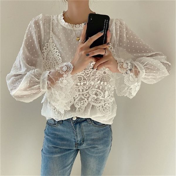 2021 new feminine french style chiffon cut-off shirt-neck rentals sharpen crochet puff sleeves female blouses fine spring 8avi, White
2021 new feminine french style chiffon cut-off shirt-neck rentals sharpen crochet puff sleeves female blouses fine spring 8avi, White