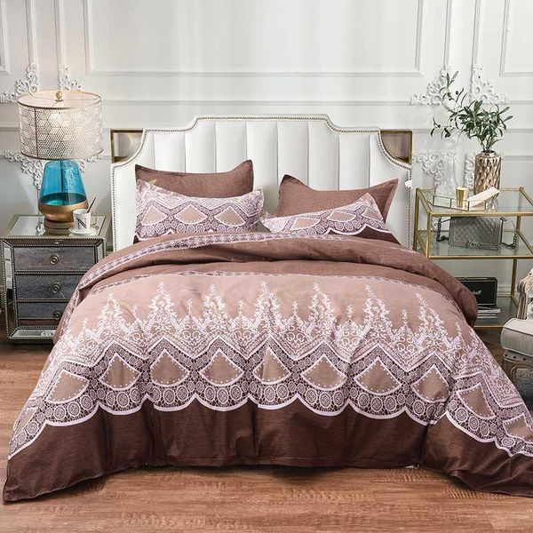 coffee lace bedding set king size bed duvet cover full king with pillowcases1
coffee lace bedding set king size bed duvet cover full king with pillowcases1