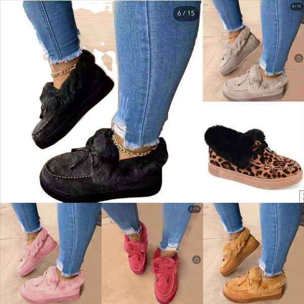 kpnxf ladies mop cotton yarn slippers plus velvet winter warm non-slip soft snow boots plush fur shoes women autumn and winter bags with, Black
kpnxf ladies mop cotton yarn slippers plus velvet winter warm non-slip soft snow boots plush fur shoes women autumn and winter bags with, Black