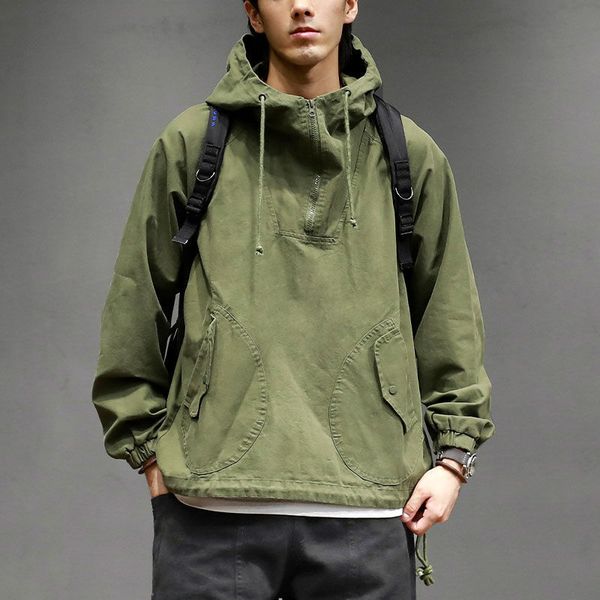 fashion letter print casual hooded jacket men's street style loose multi pocket pullover charging toolingcoat kg-1140, Black;brown
fashion letter print casual hooded jacket men's street style loose multi pocket pullover charging toolingcoat kg-1140, Black;brown