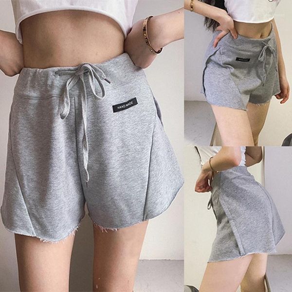 summer ladies casual loose shorts beach girl solid color high waist tied wide loose casual wild shorts1, White;black 
summer ladies casual loose shorts beach girl solid color high waist tied wide loose casual wild shorts1, White;black