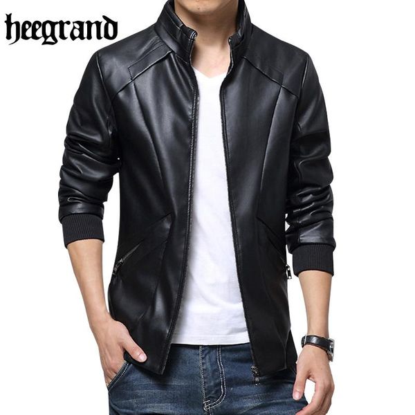 hee grand 2021 pu leather jacket men fashion casual coats overcoats zipper clothing jacket m~5xl mwp442, Black
hee grand 2021 pu leather jacket men fashion casual coats overcoats zipper clothing jacket m~5xl mwp442, Black