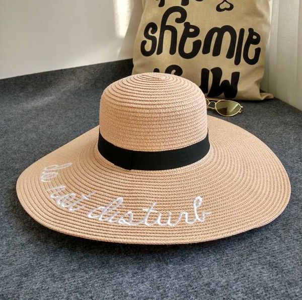 wide brim hats cllikko sun for women letter embroidery straw girls do not disturb ladies, Blue;gray
wide brim hats cllikko sun for women letter embroidery straw girls do not disturb ladies, Blue;gray