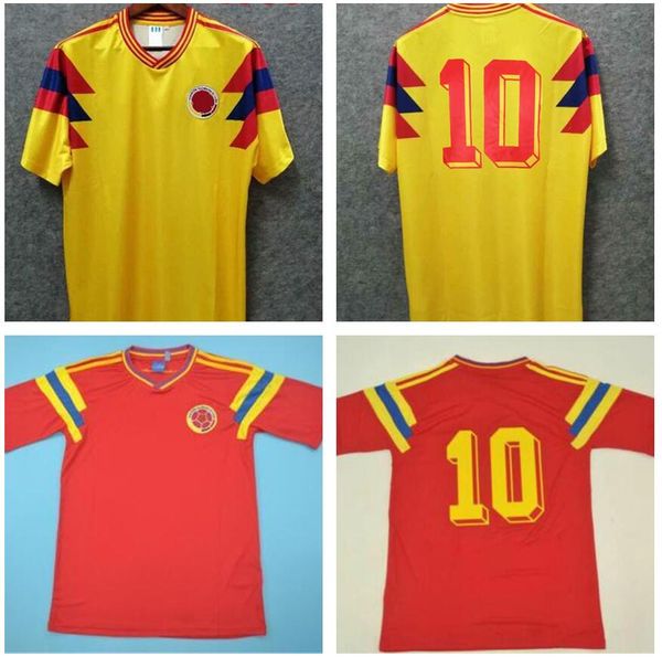 высокое качество колумбия ретро футбол джерси 1990 # 10 valderrama # 9 геррерос прочь красный память античная коллекция старинные camisa de, Black;yellow
высокое качество колумбия ретро футбол джерси 1990 # 10 valderrama # 9 геррерос прочь красный память античная коллекция старинные camisa de, Black;yellow