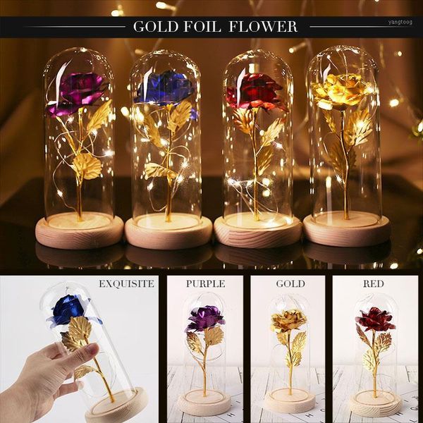 luminous rose flower gold foil rose eternal flower glass cover valentine's day flowers party gift romantic immortality1
luminous rose flower gold foil rose eternal flower glass cover valentine's day flowers party gift romantic immortality1