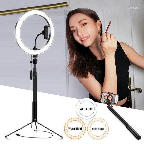 10 inch mini led ring light usb ring lamp makeup vedio light with phone holder tripod dimmable selfie live broadcast1
10 inch mini led ring light usb ring lamp makeup vedio light with phone holder tripod dimmable selfie live broadcast1