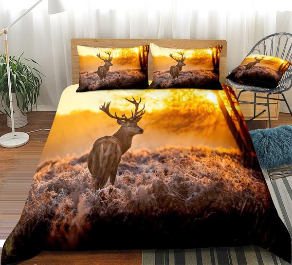 3d elk duvet cover set sunrise bedding kids boys girls animal quilt cover deer home textiles yellow bed set king 3pcs dropship
3d elk duvet cover set sunrise bedding kids boys girls animal quilt cover deer home textiles yellow bed set king 3pcs dropship