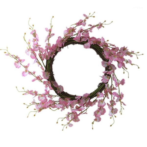 decorative flowers & wreaths 20 inch spring artificial silk butterfly orchid flower wreath festival door wedding decoration1
decorative flowers & wreaths 20 inch spring artificial silk butterfly orchid flower wreath festival door wedding decoration1