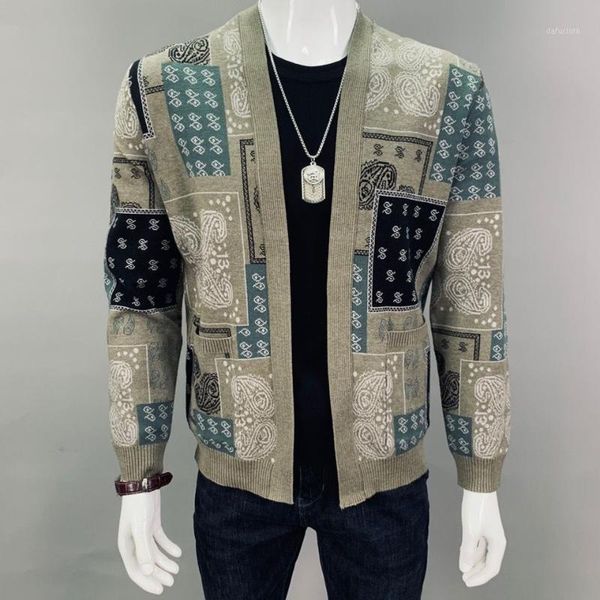 men's sweater fashion jacquard men's knitted coat spring and autumn 2020 new sweater personality casual autumn clothes1, White;black
men's sweater fashion jacquard men's knitted coat spring and autumn 2020 new sweater personality casual autumn clothes1, White;black