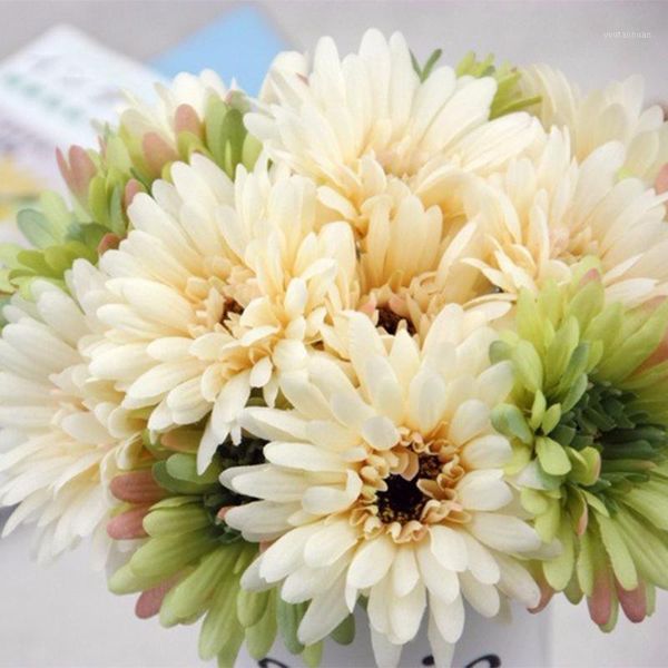 decorative flowers & wreaths 1pcs silk artificial daisy 5 heads bouquet vivid gerbera 8 colors home/wedding decoration1
decorative flowers & wreaths 1pcs silk artificial daisy 5 heads bouquet vivid gerbera 8 colors home/wedding decoration1