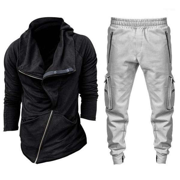 gym clothing 2021 winter men's hoodie stitching sports suit fashion autumn spring sporting cardigan pants running #41, White;black
gym clothing 2021 winter men's hoodie stitching sports suit fashion autumn spring sporting cardigan pants running #41, White;black