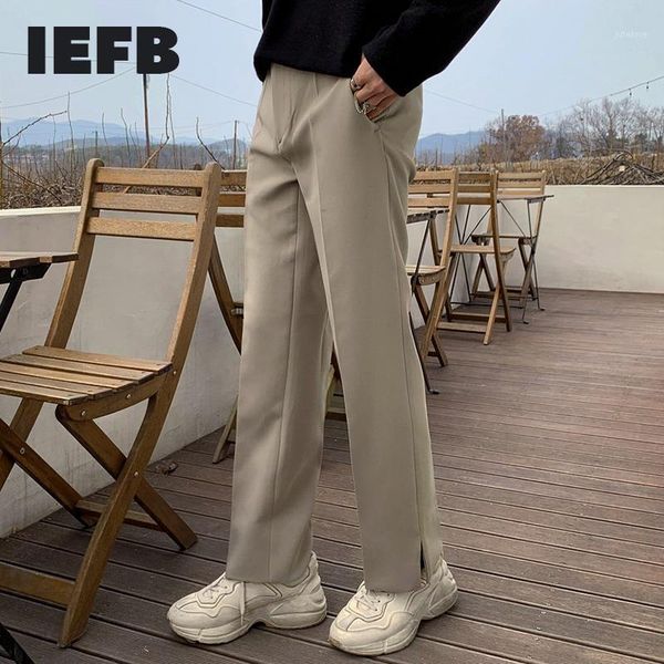 iefb autumn winter korean casual pants men's loose suit pants split bottoms wide leg mens straight slim trend 9y45501, White;black
iefb autumn winter korean casual pants men's loose suit pants split bottoms wide leg mens straight slim trend 9y45501, White;black
