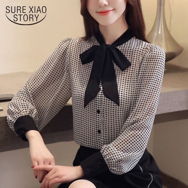 womens and blouses women shirts cool temperament bow houndstooth chiffon shirt female lantern long-sleeved shirt 2413 50 y200828, White
womens and blouses women shirts cool temperament bow houndstooth chiffon shirt female lantern long-sleeved shirt 2413 50 y200828, White