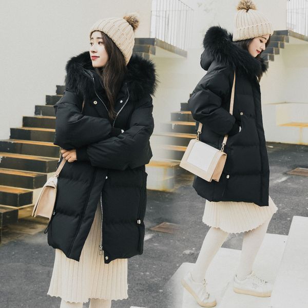 2021 new women's stocking mid-winter length student temperament versatile bread down cotton quilted jacket 72e6, Black
2021 new women's stocking mid-winter length student temperament versatile bread down cotton quilted jacket 72e6, Black