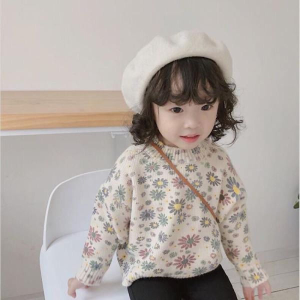 2021 new spring winter baby girl boys casual sweater children's knitted woolen kids cute retro flowers hedging warm thicken, Blue
2021 new spring winter baby girl boys casual sweater children's knitted woolen kids cute retro flowers hedging warm thicken, Blue