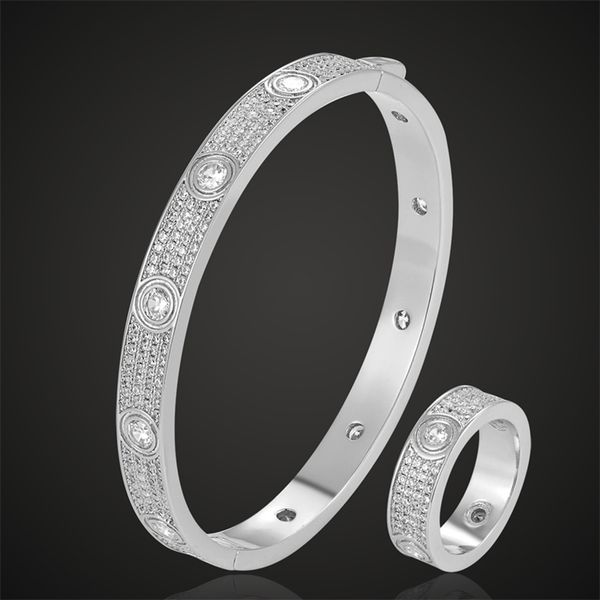 zlxgirl copper bangle with ring perfect zircon bridal jewelry sets love bangles&ring 1pc mask 201222, Slivery;crystal
zlxgirl copper bangle with ring perfect zircon bridal jewelry sets love bangles&ring 1pc mask 201222, Slivery;crystal