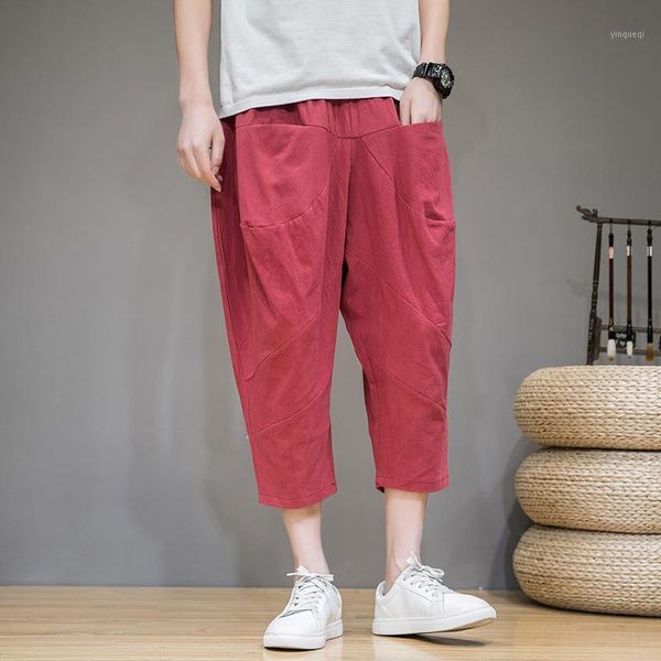 mens 2020 new beach pants male summer casual calf-length pants man ethnic style loose trousers cotton linen mens bloomers1, Black
mens 2020 new beach pants male summer casual calf-length pants man ethnic style loose trousers cotton linen mens bloomers1, Black
