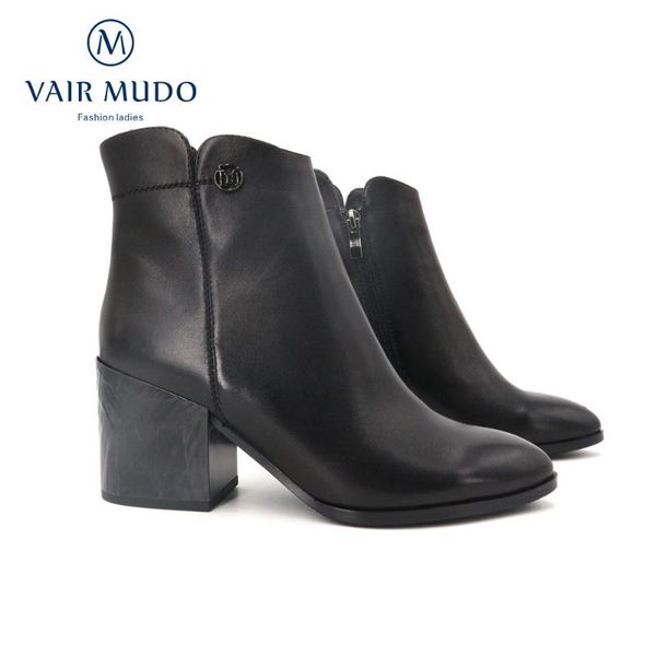 boots vair mudo ankle shoes women genuine leather thick heels cow factory sale handmade shoe pointed dx19, Black
boots vair mudo ankle shoes women genuine leather thick heels cow factory sale handmade shoe pointed dx19, Black