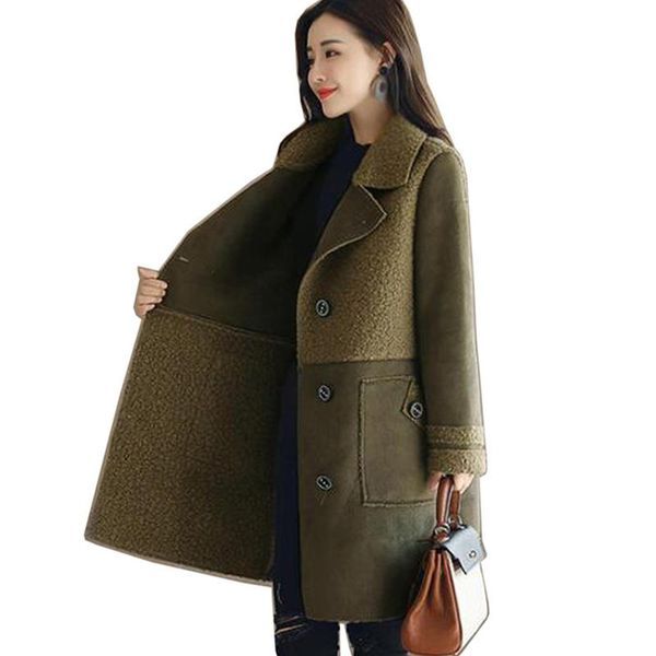 women's fur & faux woman female outerwear autumn plus size women clothing winter artificial buckskin coats curly wool fake, Black
women's fur & faux woman female outerwear autumn plus size women clothing winter artificial buckskin coats curly wool fake, Black