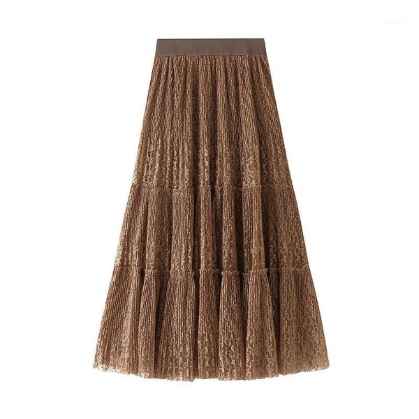 lace skirt women's 2020 spring new style hollow out joint pleated skirt medium-length a-line elegant sweet skirts1, Black
lace skirt women's 2020 spring new style hollow out joint pleated skirt medium-length a-line elegant sweet skirts1, Black