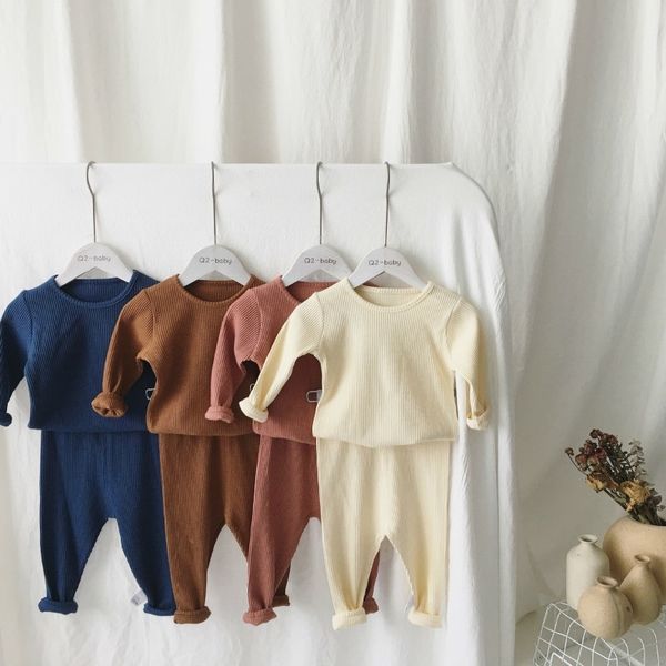 newborn baby boy pajamas sets cotton pit tracksuit girls ribbed set kids girl clothes set autumn winter cute candy cloth lj201223, White
newborn baby boy pajamas sets cotton pit tracksuit girls ribbed set kids girl clothes set autumn winter cute candy cloth lj201223, White
