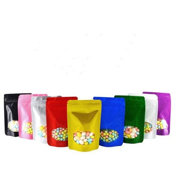 100pcs/lot 8.5x13 cm colorful stand up aluminum foil zipper lock storage bag with round window for zip resealable myla jllkhc sinabag
100pcs/lot 8.5x13 cm colorful stand up aluminum foil zipper lock storage bag with round window for zip resealable myla jllkhc sinabag