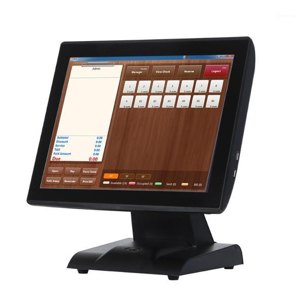 15 inch professional restaurant all in one touch system touch screen system machine cash register black color1
15 inch professional restaurant all in one touch system touch screen system machine cash register black color1