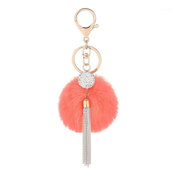 keychains fashion women faux fur cony hair ball pompom charm thrice tassel keychain handbag key ring pendant1, Silver
keychains fashion women faux fur cony hair ball pompom charm thrice tassel keychain handbag key ring pendant1, Silver