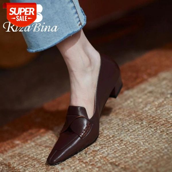 rizabina 2021 new fashion women pumps real leather thick heel shoes woman vintage office lady casual daily footwear size 33-40 #in8g
rizabina 2021 new fashion women pumps real leather thick heel shoes woman vintage office lady casual daily footwear size 33-40 #in8g
