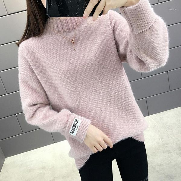 2020 autumn winter loose sweater women long solid jumpers korean style knitted turtleneck thick casual pullovers sueter feminino1, White;black
2020 autumn winter loose sweater women long solid jumpers korean style knitted turtleneck thick casual pullovers sueter feminino1, White;black