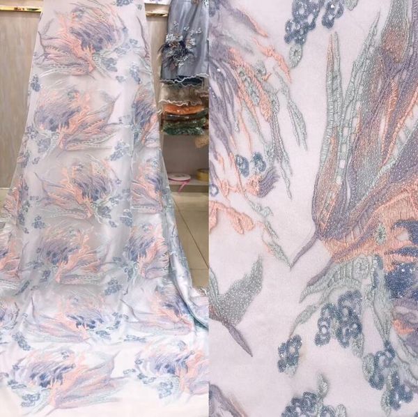 ribbon african tulle french lace fabric s-58985 for bridal dress grade embroidery with beads, Pink;blue
ribbon african tulle french lace fabric s-58985 for bridal dress grade embroidery with beads, Pink;blue